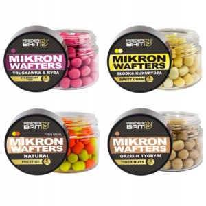 Przejdź do produktu Zestaw 4x MIKRON WAFTERS różne smaki 4/6mm Feeder Bait
