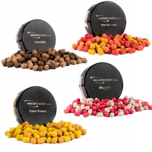 Przejdź do produktu Zestaw 4x Wafters Esca Feeder Method 10mm HARIBO CANNIBAL SKUNKS CORN POWER