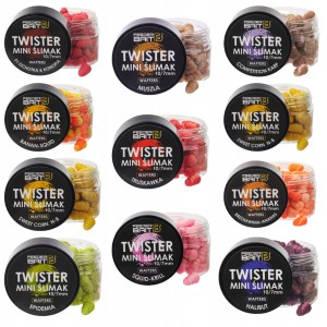 Przejdź do produktu MIX 11x Mini Ślimak Twister Wafters FEEDER BAIT
