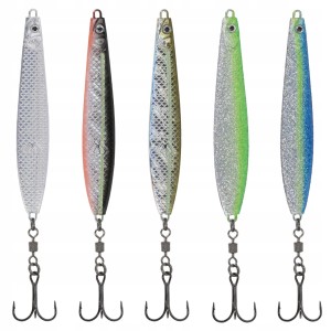 Przejdź do produktu Zestaw 5x Błystka wahadłowa MORSKA MIKADO 360 TROĆ BELONA BOLEŃ roz 3 / 28g