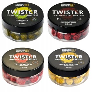 Przejdź do produktu Zestaw 4x Twister Wafters 12mm FEEDER BAIT