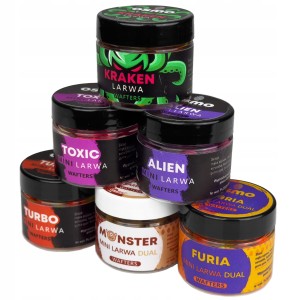 Przejdź do produktu Zestaw 6x Mini Larwa Wafters ALIEN KRAKEN TOXIC TURBO MONSTER FURIA Osmo