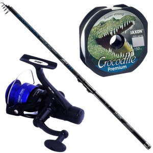 Przejdź do produktu Zestaw Spławikowy JAXON Wędka + Kołowrotek + Żyłka