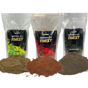 Przejdź do produktu Zestaw 3x Zanęta METHOD MIX OSMO FINEST - KRILL + MARINE + MARINE BLACK