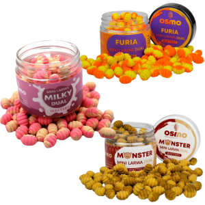 Przejdź do produktu Zestaw 3x OSMO LARWA WAFTERS - Milky + Furia + Monster