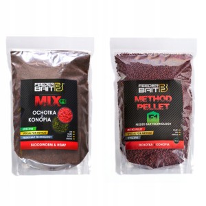 Przejdź do produktu Zestaw OCHOTKA KONOPIA Pellet + Zanęta Feeder Bait
