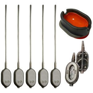 Przejdź do produktu 5x Koszyk ARC 30g Z LOTKĄ + FOREMKA PRO METHOD FEEDER do dalekich rzutów