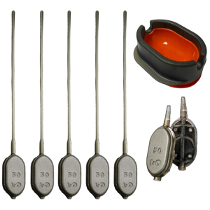 Przejdź do produktu 5x Koszyk ARC 50g Z LOTKĄ + FOREMKA PRO METHOD FEEDER do dalekich rzutów