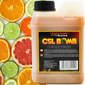 Przejdź do produktu Zalewa MASSIVE BAITS CSL BOMB 1L - CITRUS / CYTRUSY