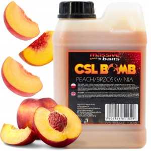 Przejdź do produktu Zalewa MASSIVE BAITS CSL BOMB 1L - PEACH / BRZOSKWINIA