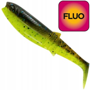Przejdź do produktu Ripper SAVAGE GEAR CANNIBAL SHAD - CHARTREUSE PUMPKIN 6,8 cm