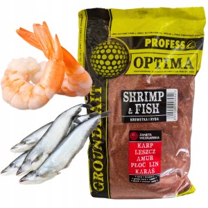 Przejdź do produktu Zanęta PROFESS Optima 1kg KREWETKA RYBA