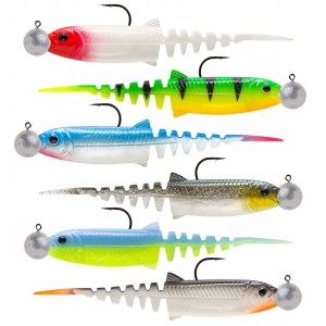 Przejdź do produktu ZESTAW Savage Gear Cannibal Minnow + Główki Jigowe 6 x 8cm