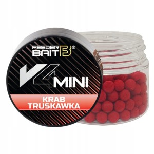 Przejdź do produktu Mała Przynęta 4mm Method Feeder V4 Mini FEEDER BAIT - Krab & Truskawka