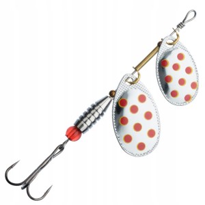 Przejdź do produktu Błystka obrotowa JAXON DOUBLE HXD rozmiar 3 / 8g / kolor E